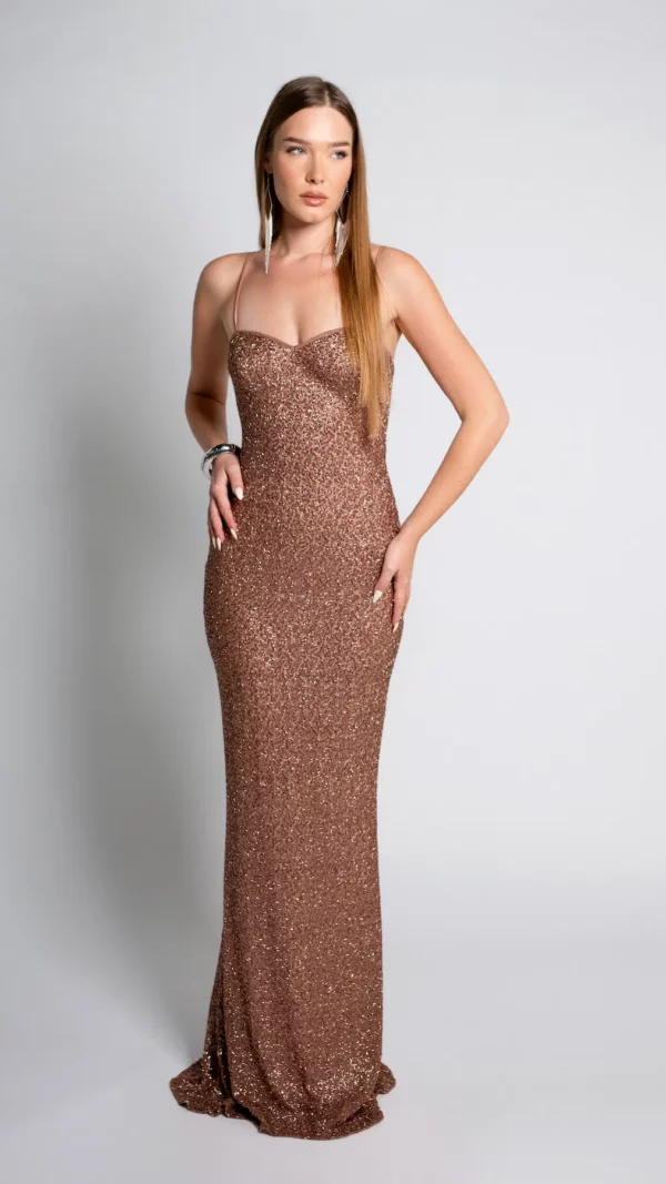 שמלת ערב דגם 013791